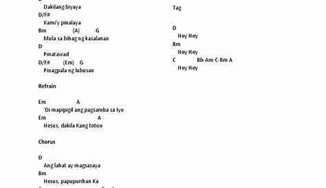 Ang Lahat Ay Magsasaya Langit Chords | PDF