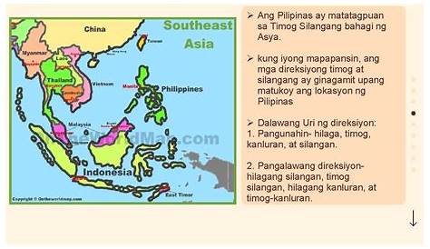 Rehiyon Sa Asya Matatagpuan Ang Bansang Pilipinas