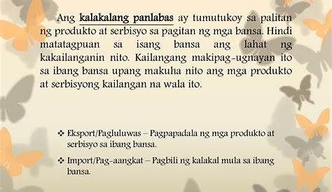 kalakalang panlabas - philippin news collections