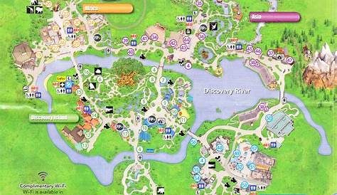 A MAJOR Attraction Returns to the Newest Disney's Animal Kingdom Park Map!