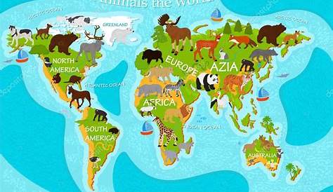 Animales de los continentes