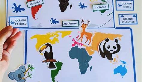 Los continentes del mundo explicados para los niños - Etapa Infantil