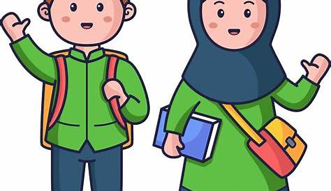 Terbaru 30 Gambar Kartun Pelajar Muslim- Gambar Perempuan Kartun Guru