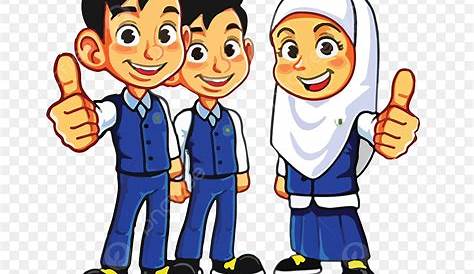 21 Gambar Animasi Anak Sekolah Smp