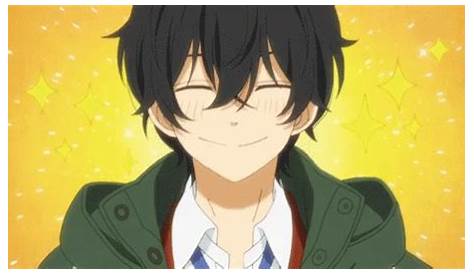 Smiling Happy Anime Boy Gif - img-Abey