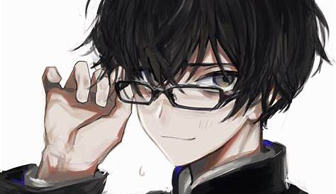 anime boy with black hair and glasses | Katy Perry Buzz