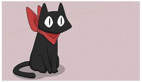 Here I Am | Black cat art, Cat art, Black cat aesthetic