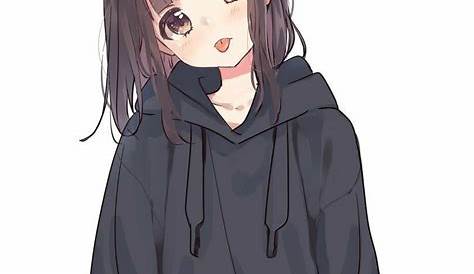 Anime Hoodie Drawing at PaintingValley.com | Explore collection of