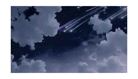 Aesthetic Anime Night Sky Gif - img-wut