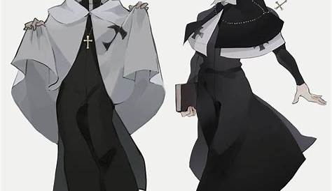 Cathedral Female Character Design, Character Design References