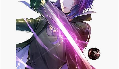 Ni多忙 (@Ni_o_ill) | Anime boy hair, Anime purple hair, Anime drawings boy