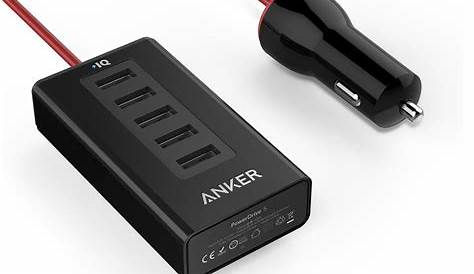 Anker 5-port Powerdrive 50w Car Charging Station PowerDrive 50W 5Port USB Charger