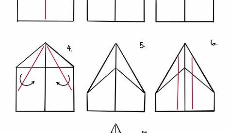 How to Fold Papierflieger Bauanleitung Anleitung um einen super Flieger