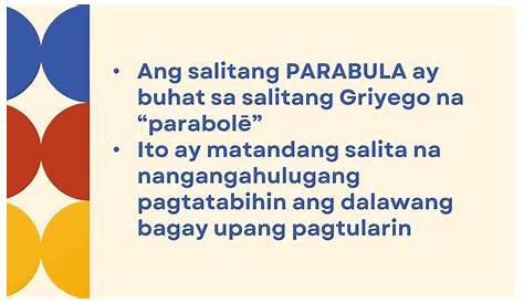 Ano naman ang pagkakatulad ng parabula sa maikling kwento? - Brainly.ph