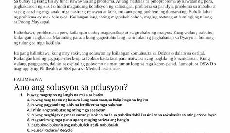 (DOCX) Ano Ang Kahulugan Ng Problema at Solusyon - DOKUMEN.TIPS