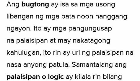 Pamahiin, salawikain, sawikain, bugtong, halimbawa, assignment, takdang