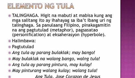 G10 WEEK6 -ELEMENTO NG TULA | G10-WEEK6-ELEMENTO NG TULA | By DepEd