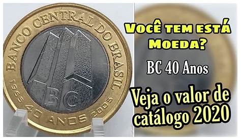 Moeda de 1 Real ano 2008. Valor atualizado pelo catálogo novo de 2018