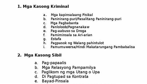 anong batas ang nababawal sa paninirang puri - Brainly.ph