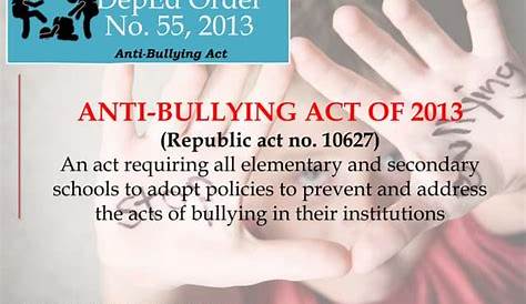 Republic Act 10627: Anti-Bullying Act of 2013 #HumanRights101 - YouTube