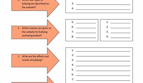 Anti Bullying Worksheets For Kindergarten – Printable worksheets are a