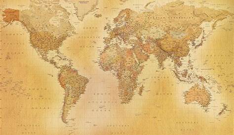 Old World Map Wallpaper - WallpaperSafari