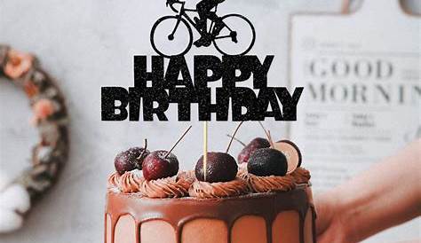 Buy Anxdh Black Sports 13-year-old Flash Happy Birthday Cake Topper