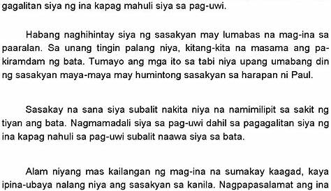 Tagalog Maikling Kwentong Pambata Na May Aral Halimbawa Ng Trabaho - Vrogue