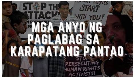 Magbigay ng 3 anyo ng paglabag sa karapatang pantao - Brainly.ph