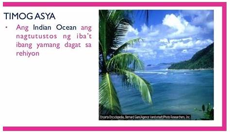 Mga Anyong Tubig At Anyong Lupa Sa Timog Silangang Asya Anyong Tubig