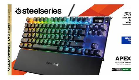 SteelSeries Apex 7 TKL Compact Mechanical Gaming Keyboard – OLED Smart