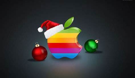 Apple Logo Christmas Wallpaper