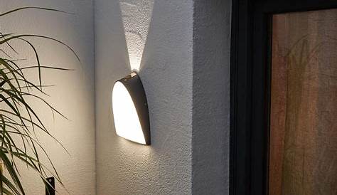 Applique Exterieur Led Design D'extérieur LED Lennik Courbée Luminaire.fr