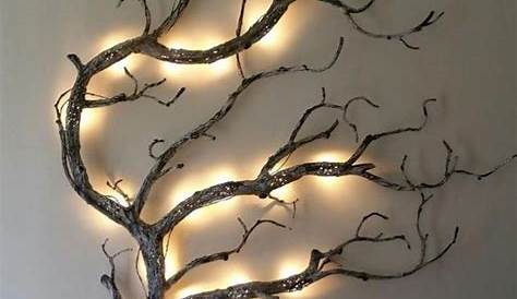 Applique métal LED 2 branches | Parement mural, Applique murale led