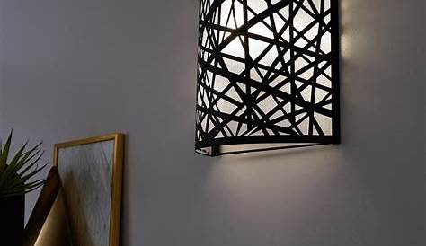 Applique noire à LED dimmable - Cubic | KosiLum.com | Applique murale