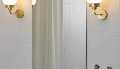 miroir eclairant salle de bain avec cadre en PVC en forme ronde et en