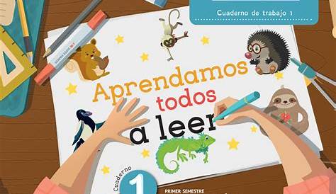 Libro de Español 'Aprendamos todos a leer' 1 y 2 de Primaria segundo