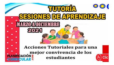 SESIÓN DE APRENDIZAJE MARZO A AGOSTO [Educación Inicial] - Guía Docente