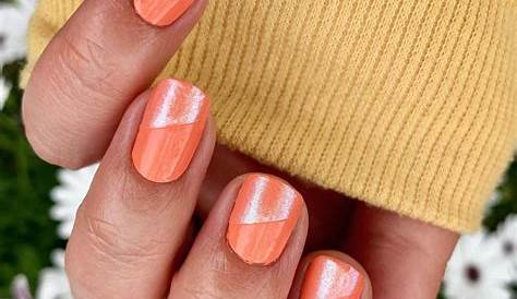 Apricot Shoes & Tangerine Nails For Kids' Cheerful Looks
