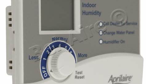Aprilaire Automatic Humidifier Control Manual