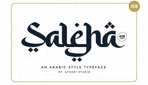 Arabic Style Font
