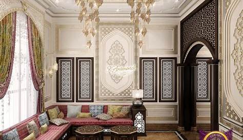 Living room in Arabic style