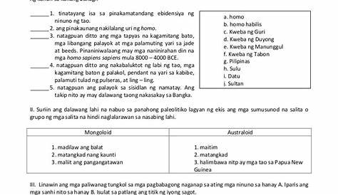 Araling Panlipunan 9 2nd Quarter Exam - Mobile Legends