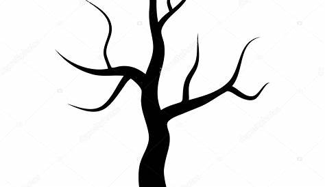 Decorativo árbol sin hojas — Archivo Imágenes Vectoriales