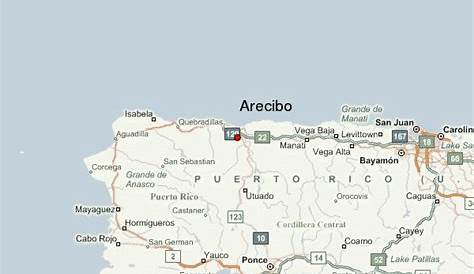 Arecibo Puerto Rico Street Map 7203368