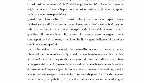 Argomenti per le lezioni dell'esame di diritto commerciale