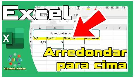 Excel Arredondar para Cima | Aprenda a arredondar números para inteiro