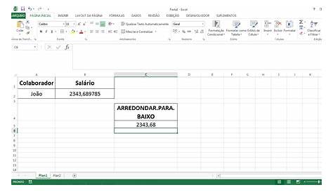 Como fazer arredondamento no Excel - Jornada do Gestor