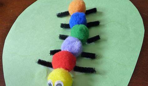 Art Crafts Caterpillar How To Make A Simple Preschool And For Kids