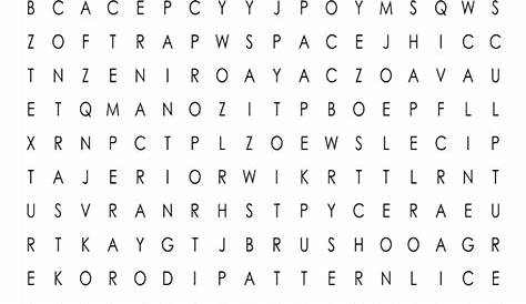 Printable Art Word Search - Cool2bKids